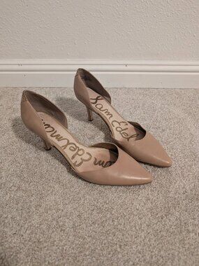 Sam Edelman Nude d'Orsay Pointed Toe Heels — Size 7 | $50